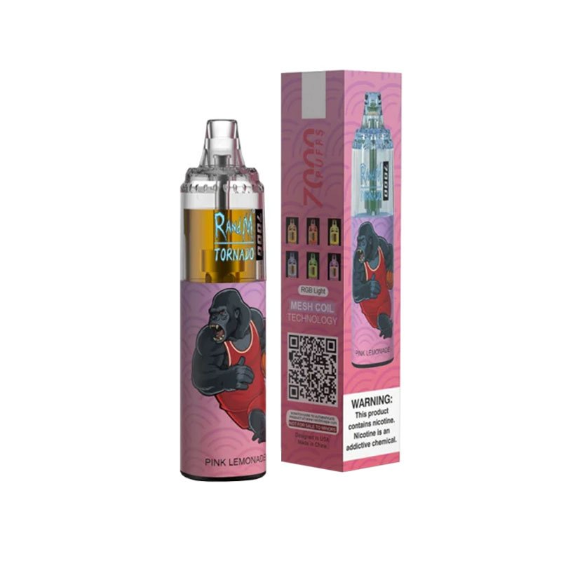 R And M Tornado 7000 Puff (Pink Lemonade) - Vapeorizer UK