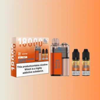 R AND M TORNADO 18000 STRAWBERRY RASPBERRY CHERRY ICE
