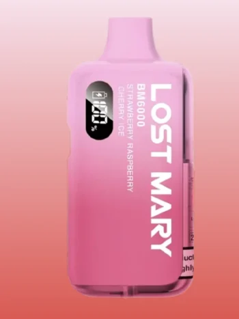 Lost Mary BM6000 Strawberry Raspberry Cherry Ice Vape Kit bis 6000