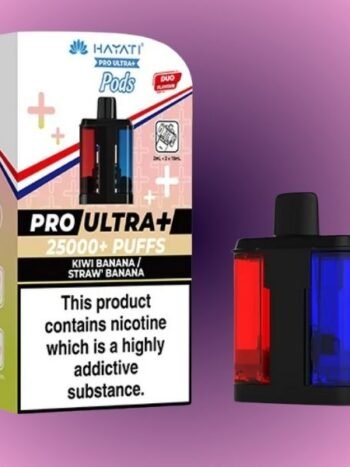 Hayati Pro Ultra Plus 25k Pods Kiwi Banana / Straw Banana