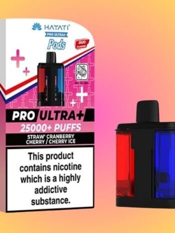 Hayati Pro Ultra Plus 25k Pods Strawberry Cranberry Cherry / Cherry Ice